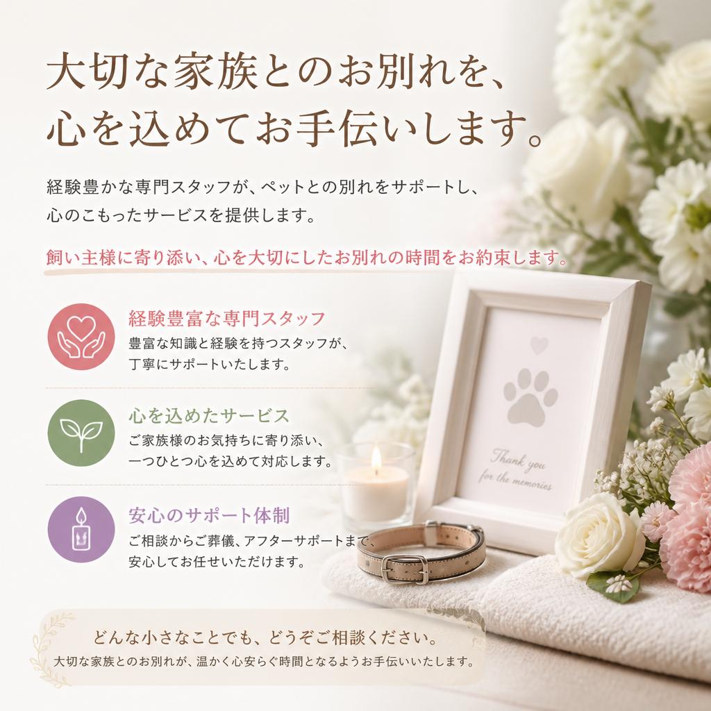 心のこもったおもてなし