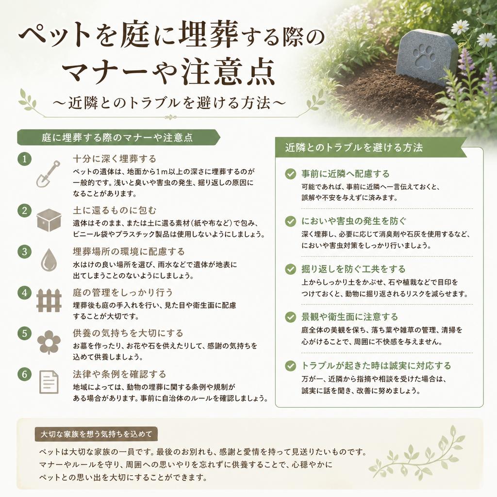 埋葬のマナーとは？
